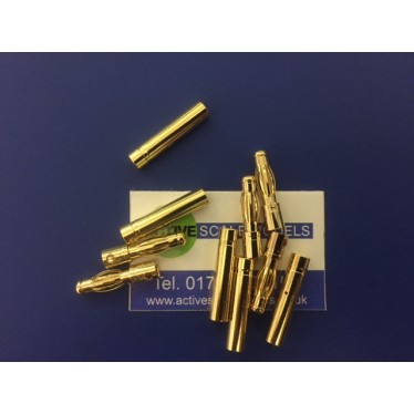 Banana Bullet Connector 4mm (Corelli 5 pairs)